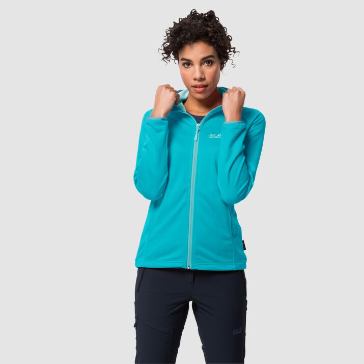 Chamarra Polar Jack Wolfskin Star Mujer Turquesa Claro Mexico-2857431